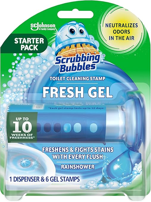 Sellos de gel para limpieza de inodoro