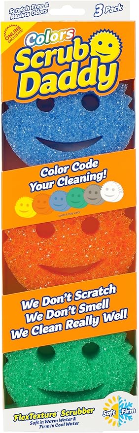 Scrub Daddy Esponjas de color – Esponjas multiusos